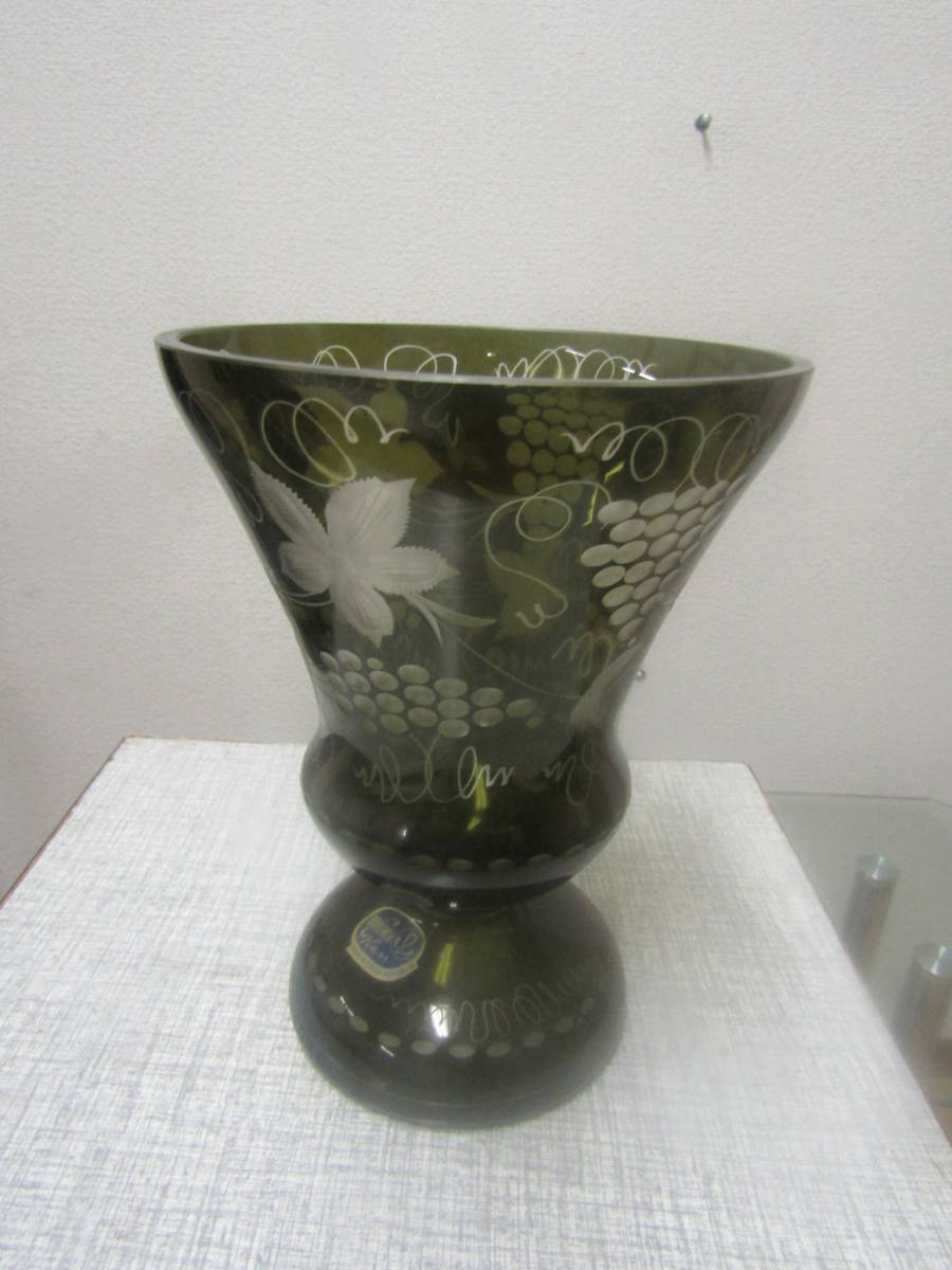 ボヘミアグラス MADE IN CZECH REPUBUC 切子(A270)拍卖