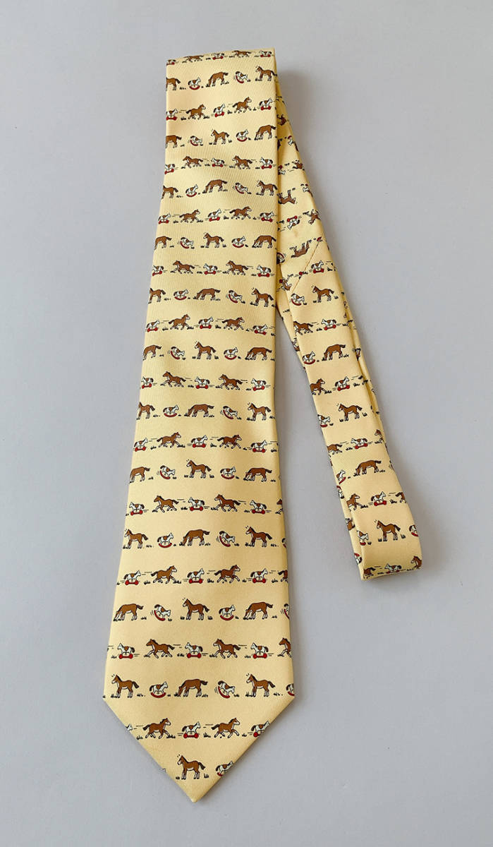 HERMES エルメス ネクタイ 素敵☆ 11992拍卖