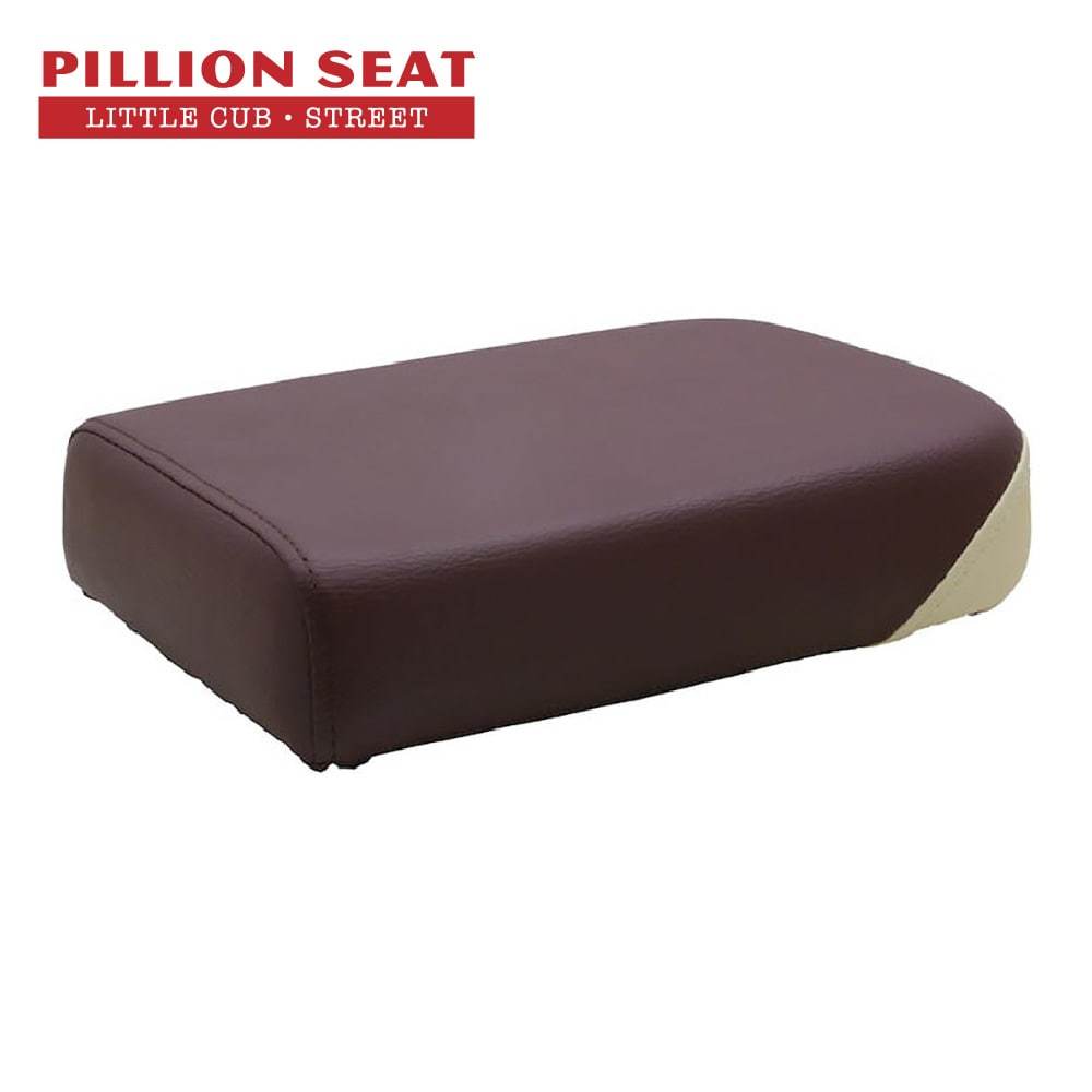 ピリオンシート P72 ホンダ リトルカブ ストリート 純正キャリア専用 こげ茶 オフホワイト拍卖