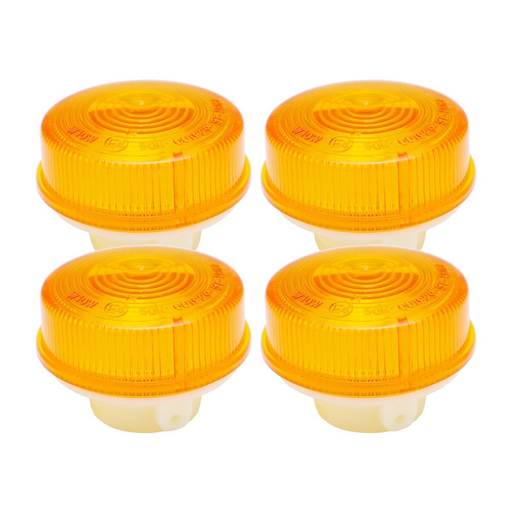 ホンダ リトルカブ アンバー ウインカーレンズ 4個セット オレンジ拍卖