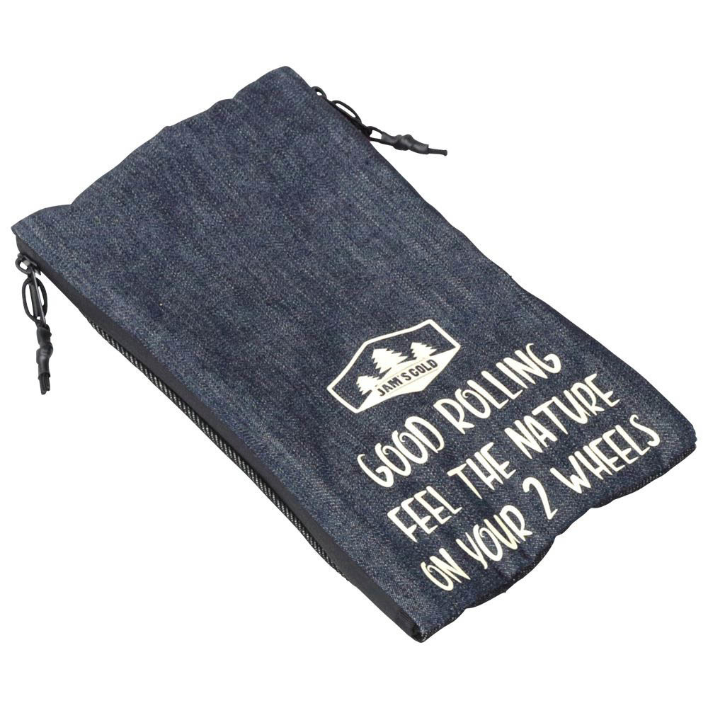 ジャムズゴールド JAM'SGOLD ポケットバッグ JGB-1028 デニム バイク 汎用 ベルト付き 車載バック拍卖