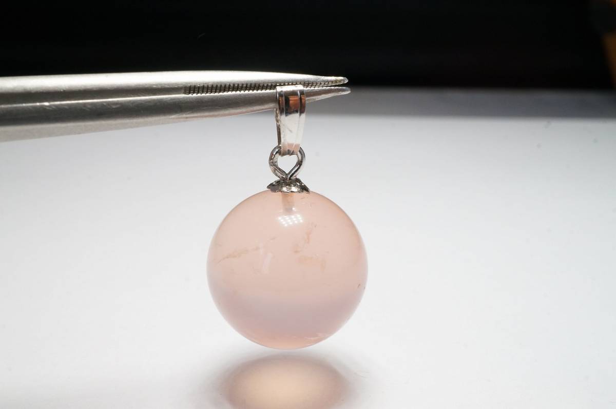 1点のみの早い者勝ち!30年前の原石を加工彫刻!天然ローズクォーツ(紅水晶)ペンダントトップ彫刻研磨高透明度石使用拍卖