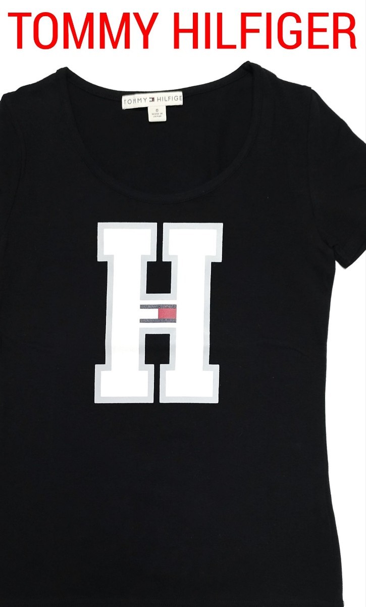【美品】TOMMY HILFIGER(トミーヒルフィガー)レディースTシャツXS拍卖
