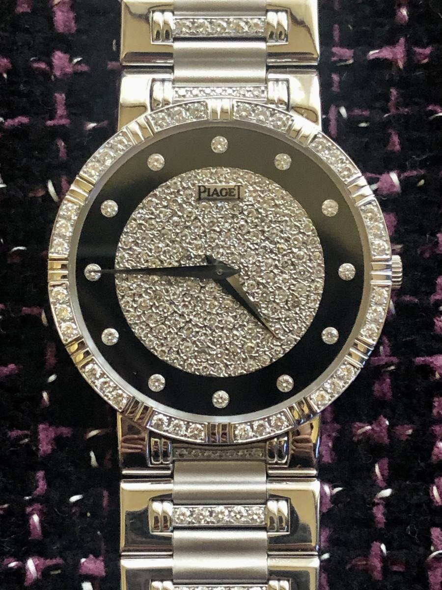 【PIAGET】ピアジェ ダンサー 純正ダイヤモンド 18金 ホワイトゴールド拍卖