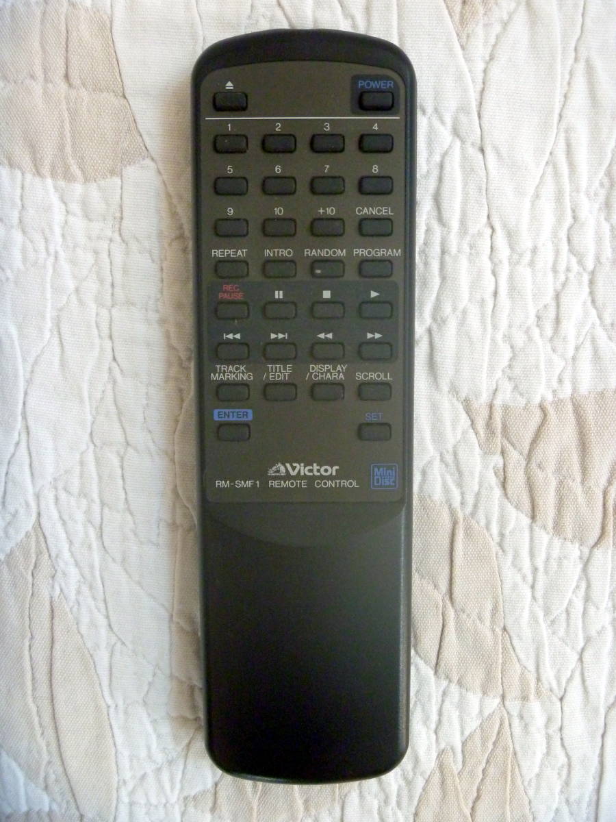 ●即決● VICTOR ハイコンポ fシリーズ MD デッキ リモコン 『 RM-SMF1 』拍卖