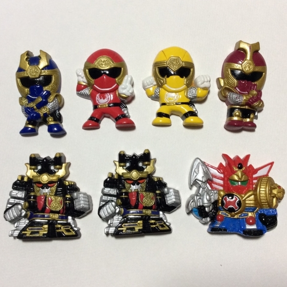 中古品 7個 ※べたつきあり くっつくんです マグネット 忍風戦隊ハリケンジャー 磁石拍卖