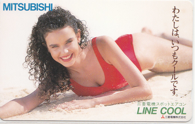 三菱電機 /ハイレグ水着【テレカ】 G.7.3 ★送料最安60円~拍卖