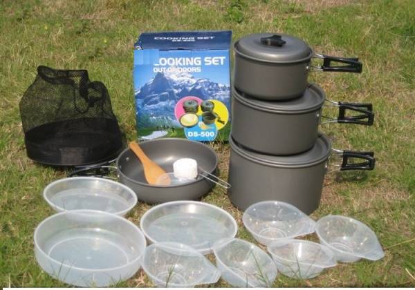 ★ファミリーキャンプ★食器&調理★クッカー18点SET★5人用★キャンプ★アウトドアクッカー★クッキングクッカー★トレッキング★食器★6拍卖