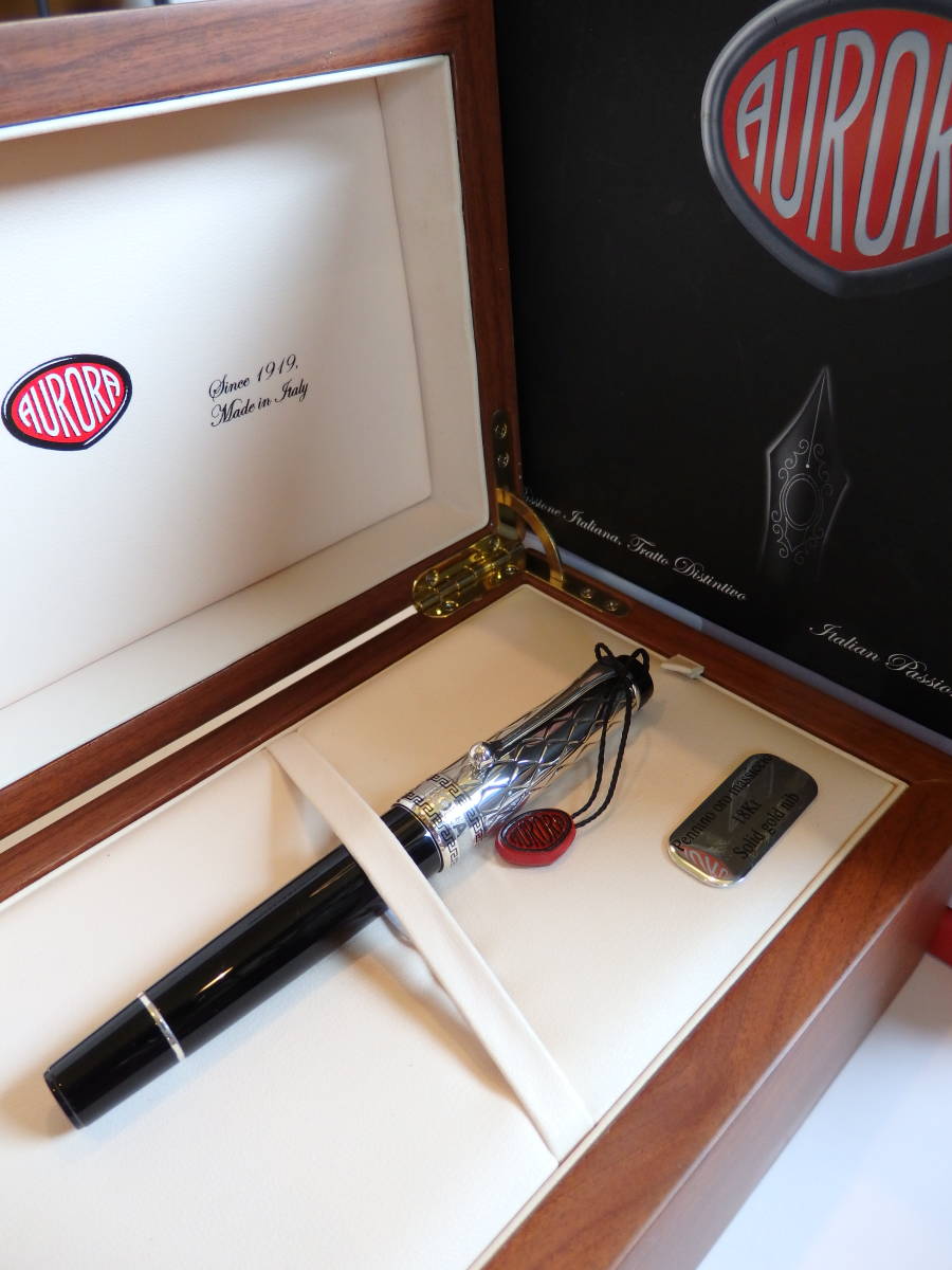 ◆【極上物】アウロラ ジュエリーコレクション リフレッシ ペン先:18K750ソリッドゴールド B拍卖