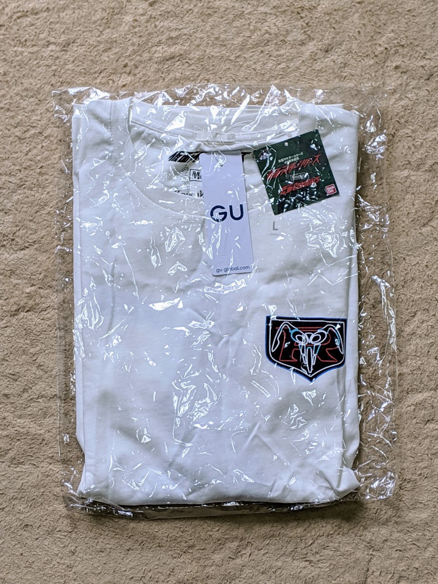 【即決・新品・送料無料】Tシャツ 仮面ライダー1号 立花レーシング Lサイズ 半袖 仮面ライダーシリーズ45周年記念 GU 拍卖