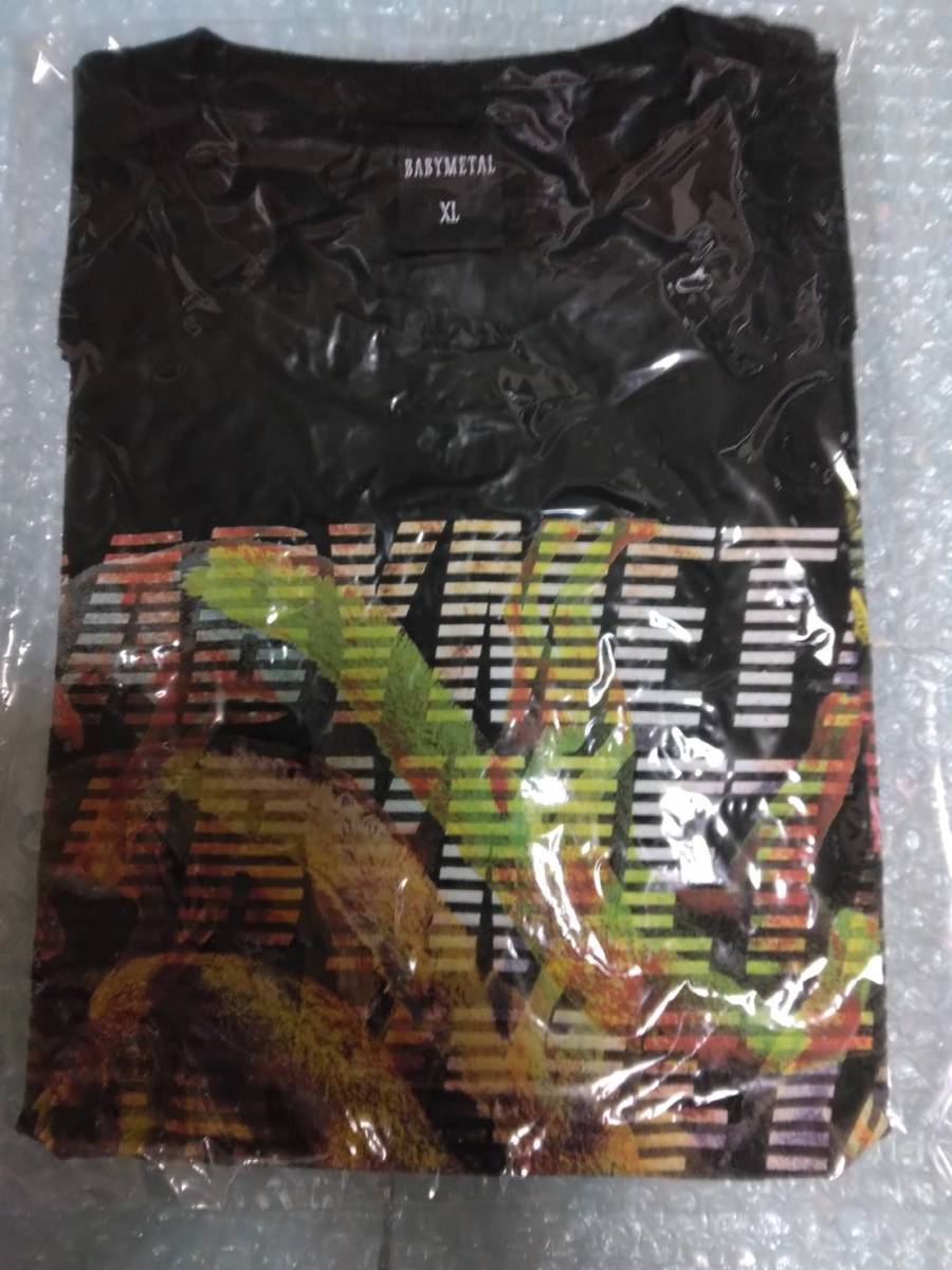 送料込即決 BABYMETAL「TRANCE FOX」TEE/XLサイズ/Tシャツ/METAL GALAXY WORLD TOUR IN JAPANベビーメタル/新品未開封未使用拍卖