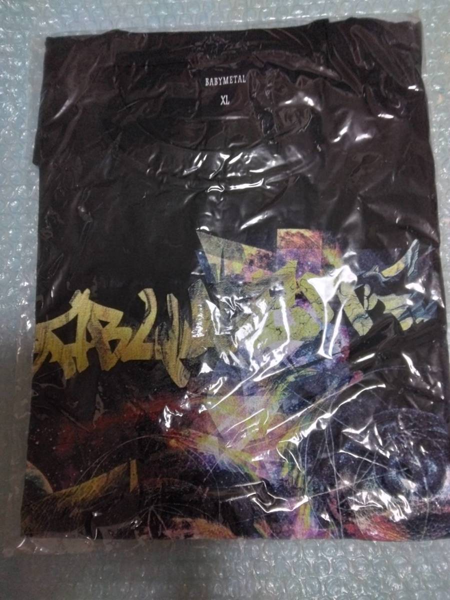 送料込即決 BABYMETAL「APOCRYPHA-ANOTHER GALAXY-」TEE/XLサイズ/Tシャツ/THE ONE会員限定Zepp DiverCity/ベビーメタル/新品未開封未使用拍卖