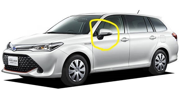 送料無料! カローラ フィールダー ドアミラー サイドミラー ウインカー 左側 L 純正 未使用 COROLLA FIELDER NZE161G NZE164G NZE165G 72拍卖