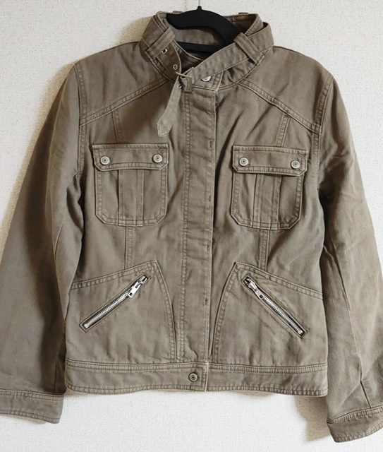 13号 長袖 ジャケット 茶系 首ベルト拍卖