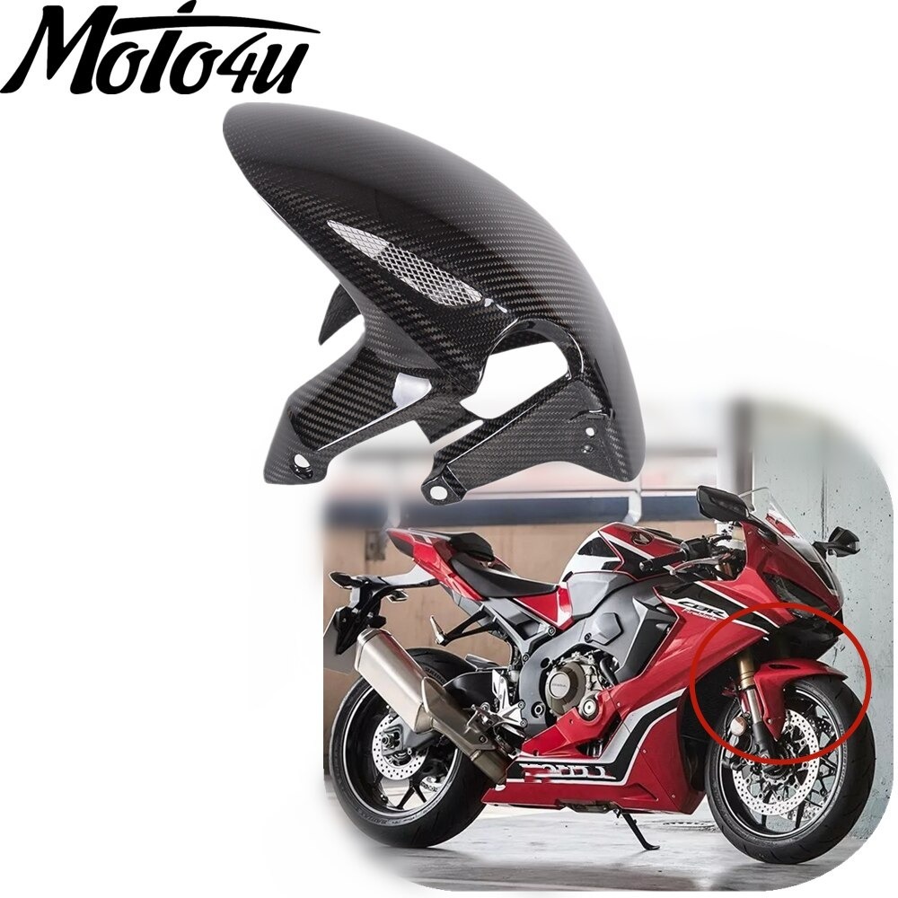 送料無料 HONDA ホンダ CBR1000RR 2008-2022 カーボンファイバー フロント フェンダー マッドガード拍卖