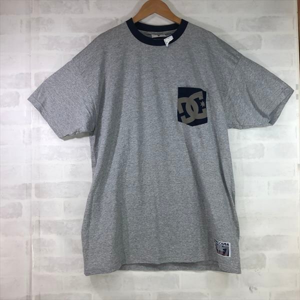 DC ディーシー タグ付き 90's 00's オールド ヴィンテージ 半袖 Tシャツ SIZE:XL グレー MH632023063007拍卖