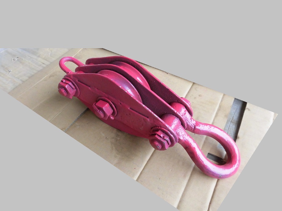 ダブル滑車フック 中古品。同梱可能です,インボイス対応可能です。拍卖