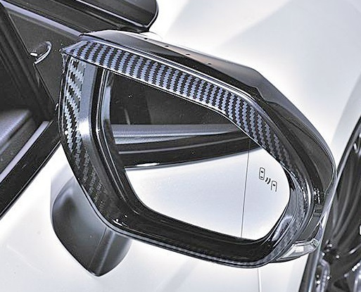 【M's】210カローラ スポーツ / セダン / ツーリング (2018-) LANBO ドアミラーフレーム ウイング 左右 (カーボン調) カスタム WD102730-CB拍卖