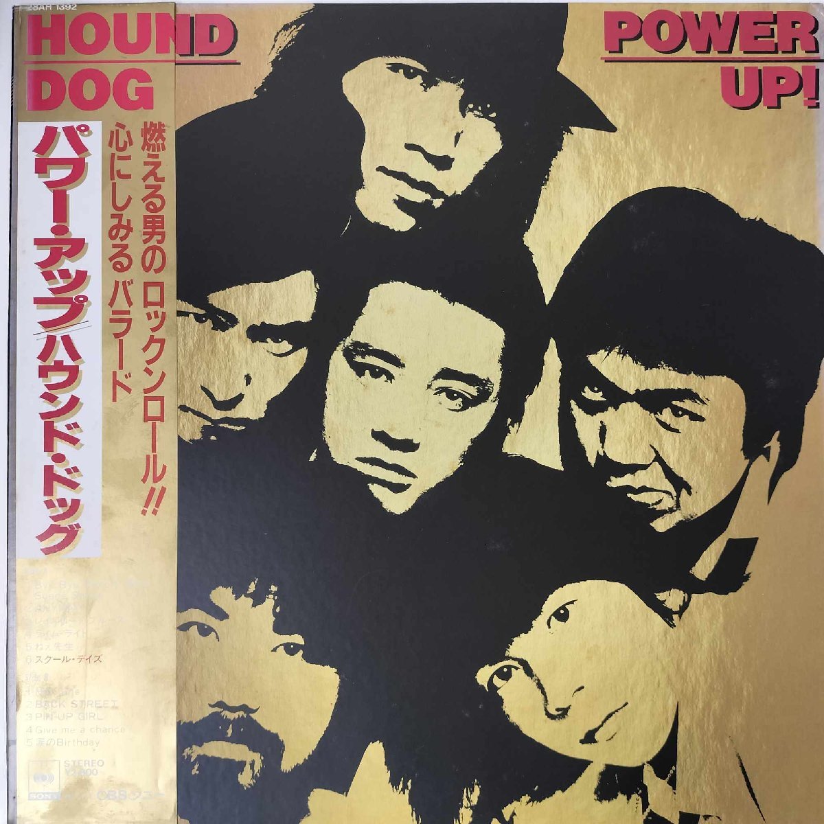 31082★美盤 HOUND DOG/POWER UP! ※帯付き拍卖
