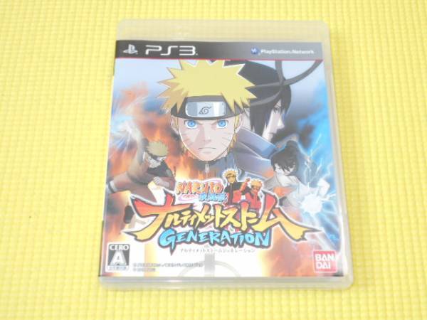PS3★NARUTO ナルト 疾風伝 ナルティメットストームジェネレーション★箱付・説明書付・ソフト付拍卖