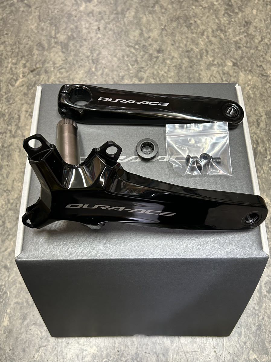 175mm 送料無料 新品 即納 新型デュラエース 12s用 クランクセット FC-R9200 クランクアーム左右セット(ギヤなし、チェンリングボルト付き)拍卖
