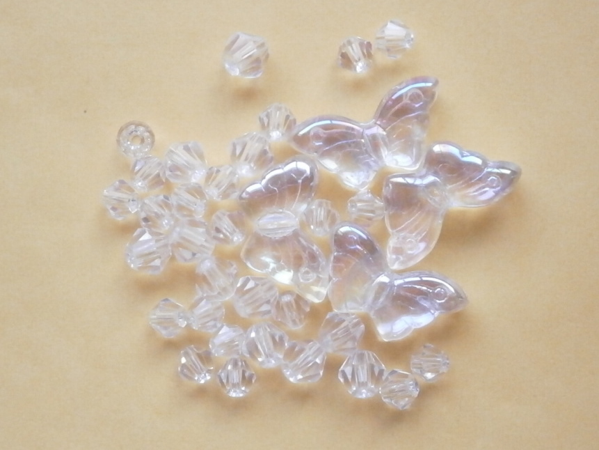 ガラスビーズ★蝶々★タイプ B★オーロラ系★②拍卖