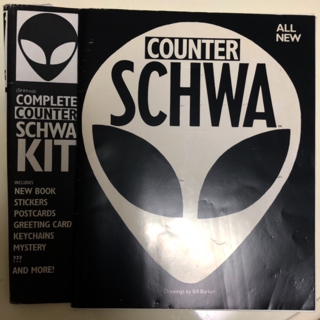 ヴィンテージ Bill Barker Counter Schwa Book 1994 イラストペーパーバック 38ページ拍卖