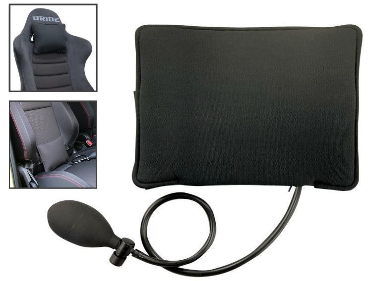 【送料無料】エアーランバーサポートクッション サポートベルト付属 腰痛・背中痛 対策に!拍卖