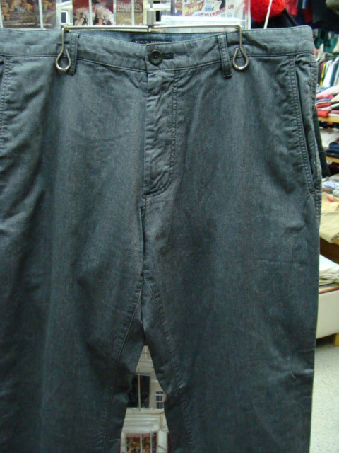 Banana Republic バナナリパブリック ノータック コットンパンツ ダークグレー (32)拍卖