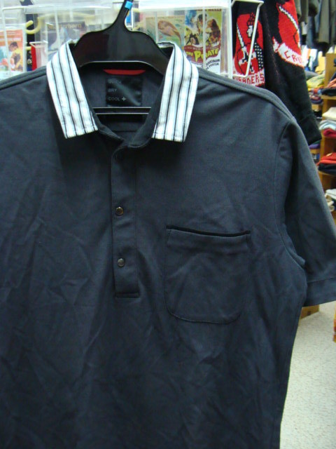 23区 HOMME オンワード樫山 鹿の子 ポロシャツ ダークグレー (48)拍卖