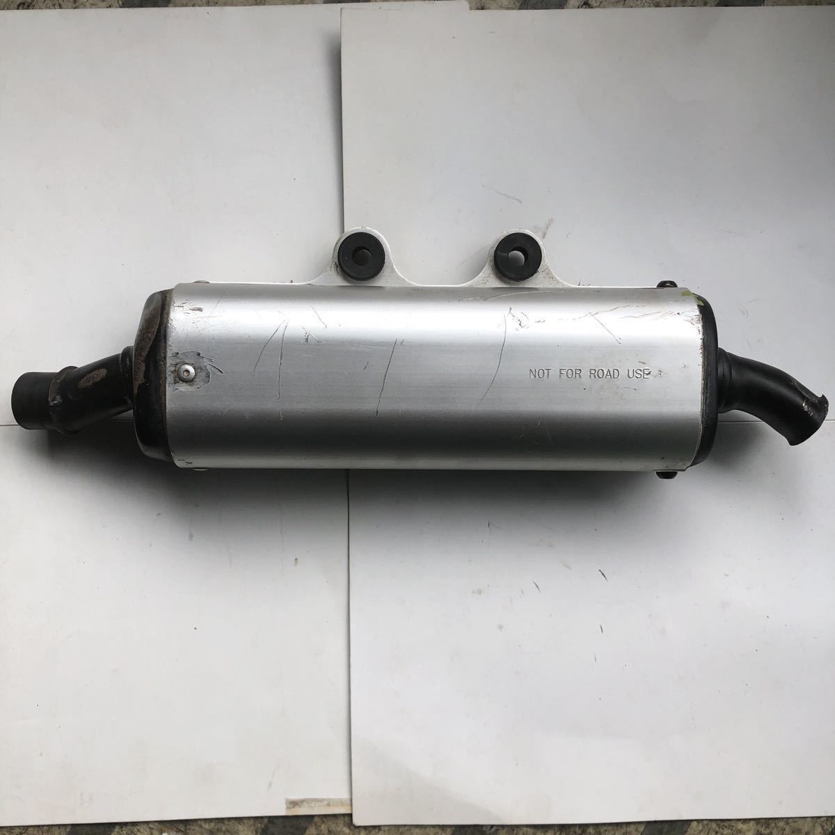 当時物ヤマハTY250Z純正サイレンサー .ショートに加工.スコテッシュにも.中古品.4GG.(3)拍卖