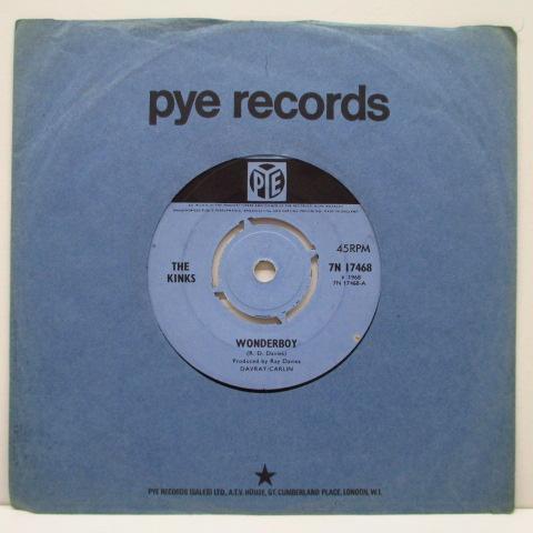 KINKS-Wonderboy / Polly (UK オリジナル・ラウンドセンター「モノラル」7+CS)拍卖