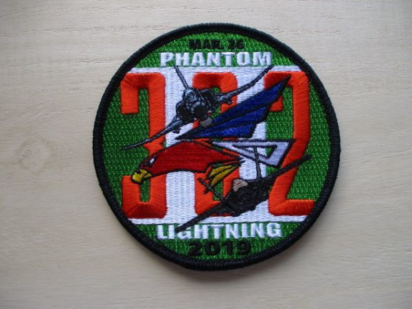 【送料無料】航空自衛隊 第302飛行隊PHANTOMパッチ/F-35AワッペンLIGHTNINGさらばオジロワシF-4EJファントムTFS尾白鷲patch百里JASDF M13拍卖