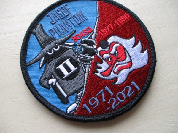 【送料無料】航空自衛隊 JASDF PHANTOM 304SQスプーク第304飛行隊F-4EJファイナルイヤー記念パッチ/築城基地ファントム2patchワッペン M35拍卖