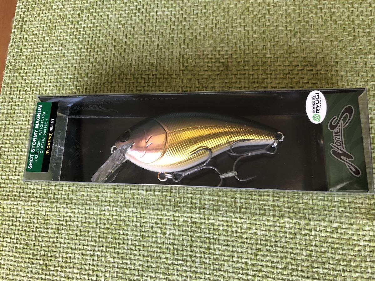 新品未開封 ノリーズ ショット ストーミーマグナム FLOTING SILENT ナチュラルゴールド RYUGI HOOK拍卖
