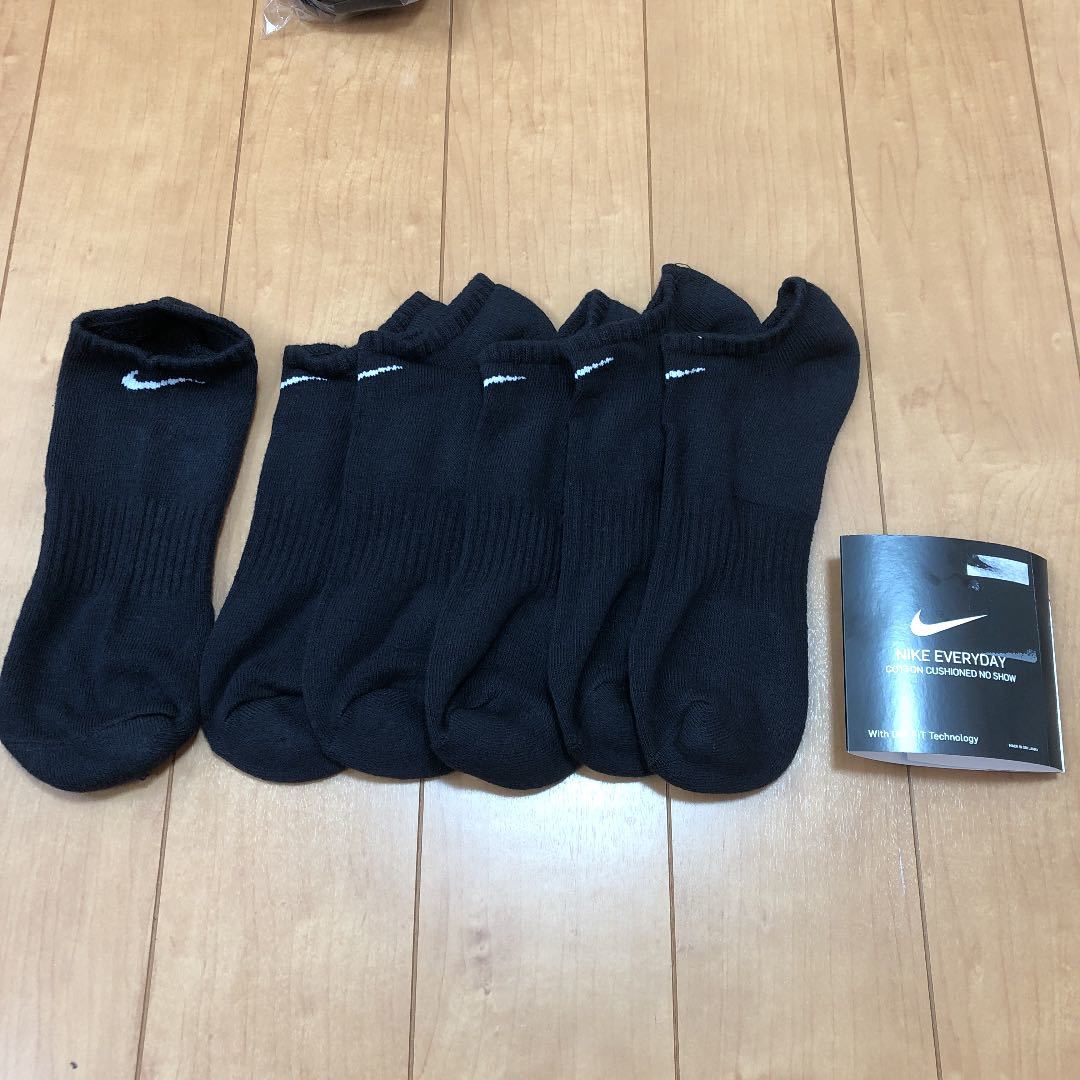 ☆ナイキ NIKE 3Pソックス 25〜27cm ブラック拍卖