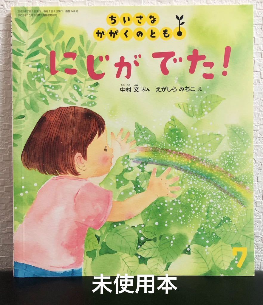 ◆美品◆「にじがでた」ちいさなかがくのとも 中村文 えがしらみちこ 福音館 2022年拍卖