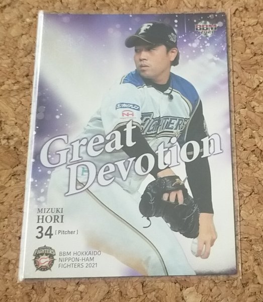 ★BBM2021 北海道日本ハム GD2 堀瑞輝★インサートカード拍卖