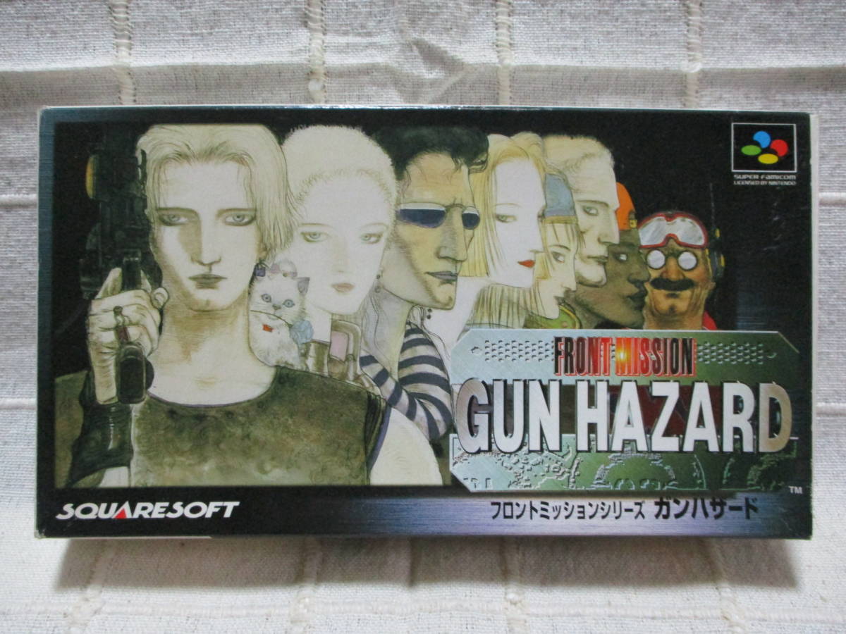 SFC「フロントミッションシリーズ ガンハザード」スクウェア/SQUARESOFT スーパーファミコン FRONTMISSION GUN HAZARD  管理:(A1-466拍卖