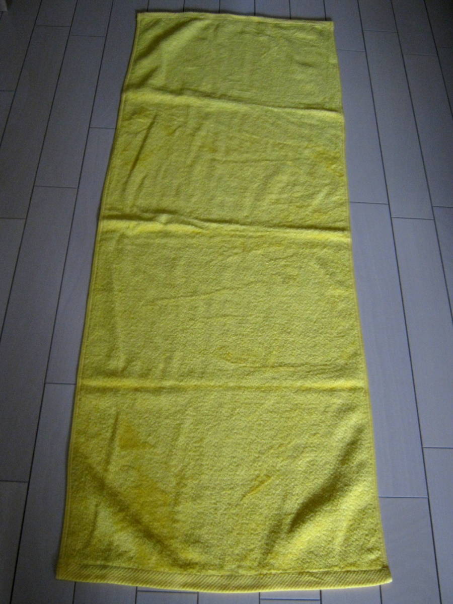 【新品】今治タオル*スポーツタオル*ジュニアバスタオル*イエロー拍卖