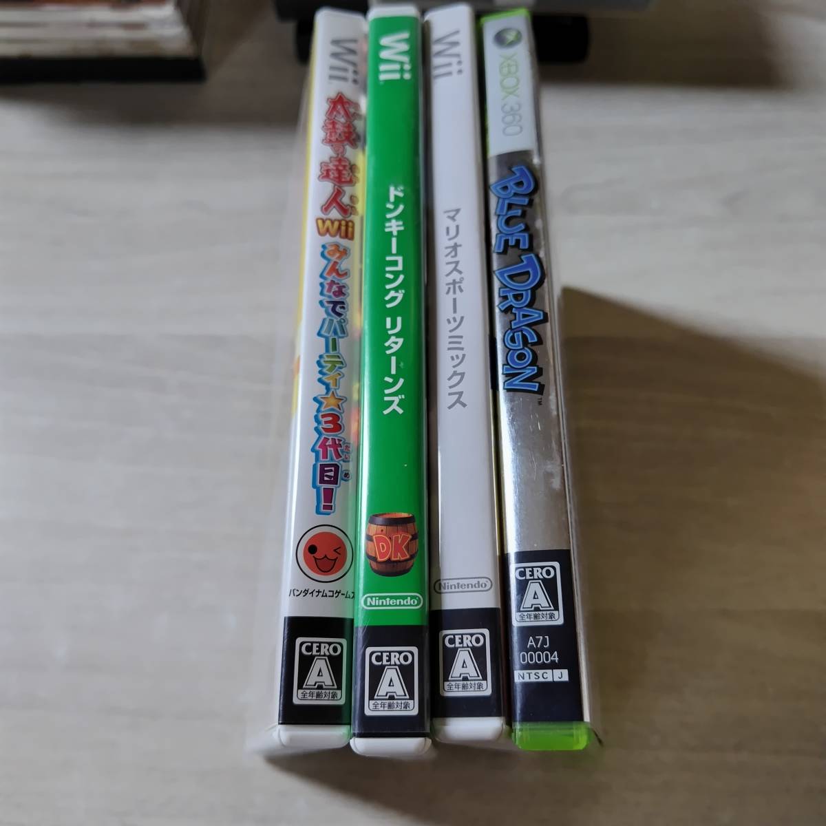◯ジャンク 太鼓の達人Wii みんなでパーティ☆3代目等4本! 何本でも同梱OK◯拍卖