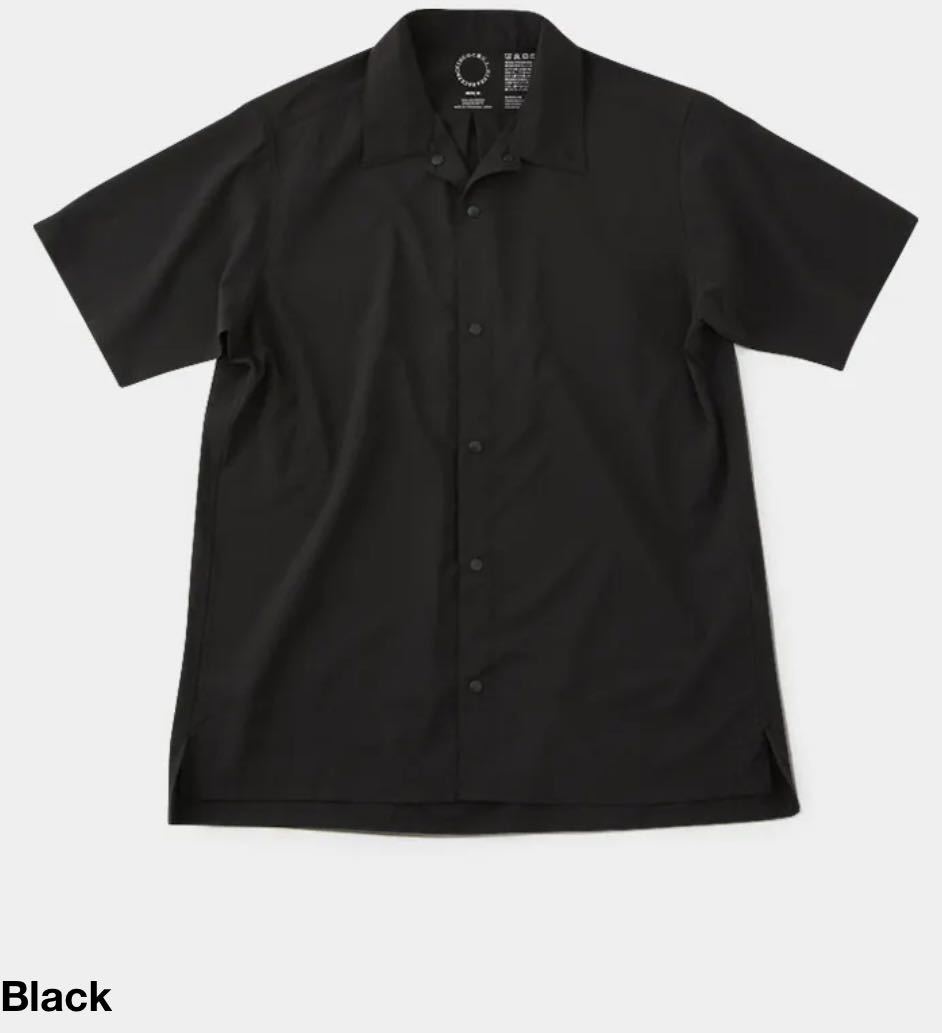 山と道 UL Short Sleeve Shirt Sサイズ ブラック 黒 登山 ハイカー拍卖