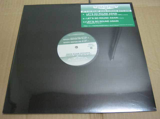 未開封未使用新品12インチ ■ AVERAGE WHITE BAND ■ LET'S GO ROUND AGAIN ■ PLUG IN CLUB MIX DJ KOO (TRF) ■ ACAPPELLA ダンクラ拍卖