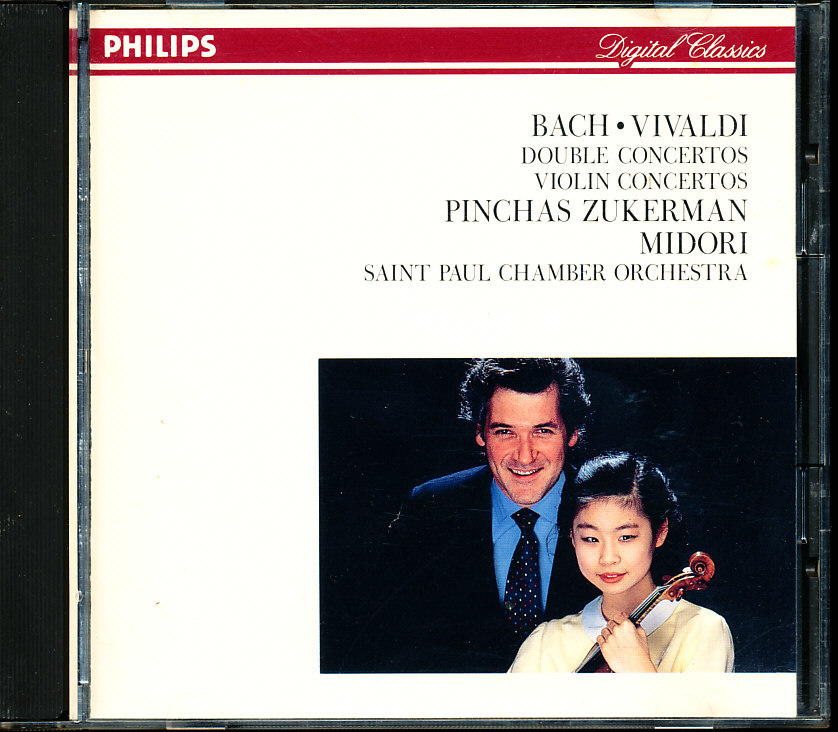 PHILIPS国内盤 ズカーマン, 五嶋みどり - バッハ&ヴィヴァルディ:ヴァイオリン協奏曲集 4枚同梱可能 b8DB00005FF6X拍卖