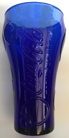 即決!コカ・コーラ「ブルーのグラス」拍卖