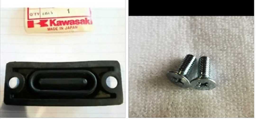 PAYPAY KAWASAKI Z550FX Z400FX フロント ブレーキ マスター シリンダー 用 ダイヤフラム ガスケット ビス付き 部品 Z250FT Z400LTD Z400J拍卖