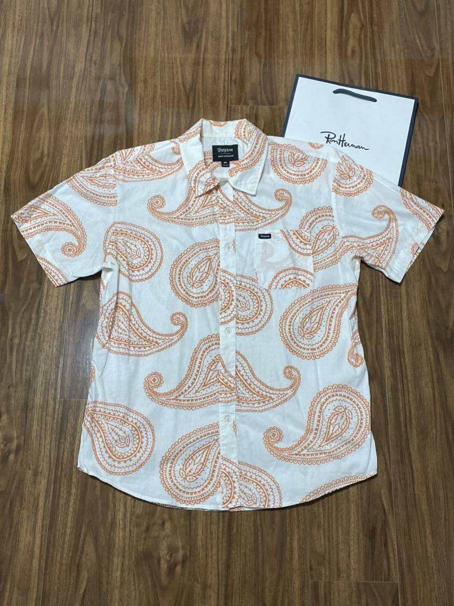 ★美品★RonHeaman★ロンハーマン★Brixton★ブリクストン★RHC★アロハシャツ★シャツ★ペイズリー拍卖