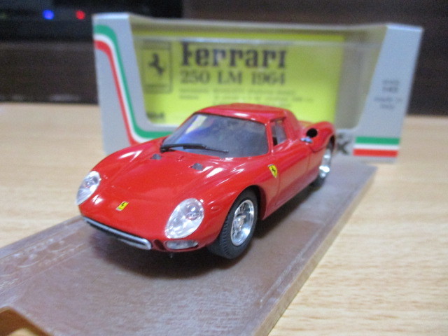 ボックスモデル 1/43 「 フェラーリ 250 LM 」 1964y レッド ・送料 500円(レターパック発送)拍卖
