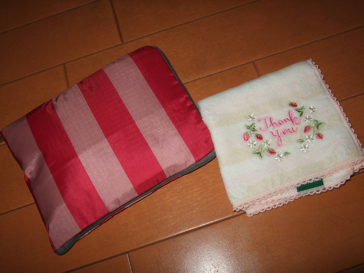未使用即決☆Afernoon Tea 折りたたみエコバッグ+タオルハンカチ拍卖