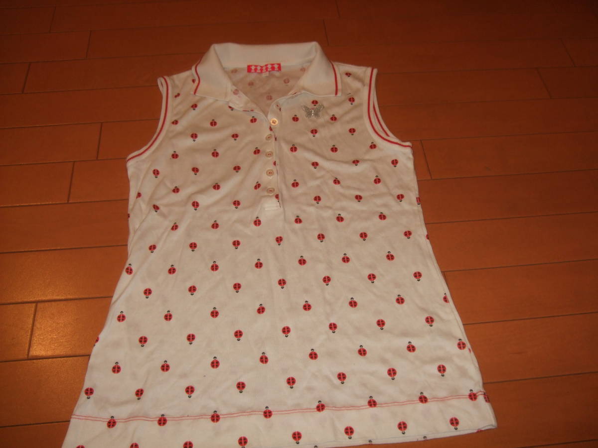 良品送料込即決☆PICONE ノースリーブポロシャツ☆サイズ40拍卖